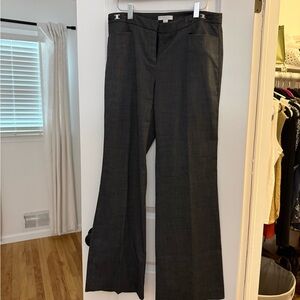 New York & Company Charcoal Textured Dress Pants